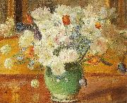 Anna Ancher en buket blomster oil painting picture wholesale